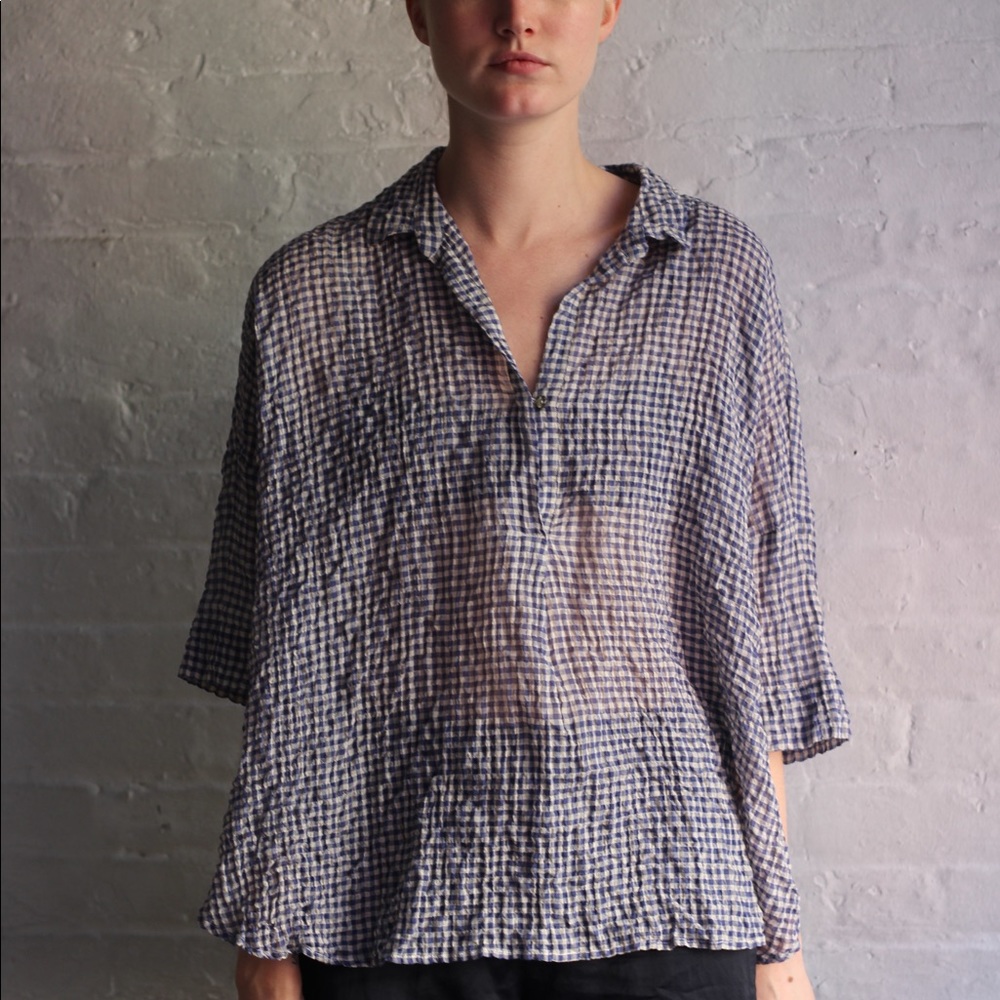 Diega Blue Checked Shirt